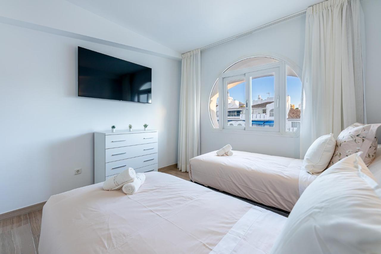 בנאלמדנה Atico Puerto Marina First Island With Sea Views And Rooftop Pool מראה חיצוני תמונה